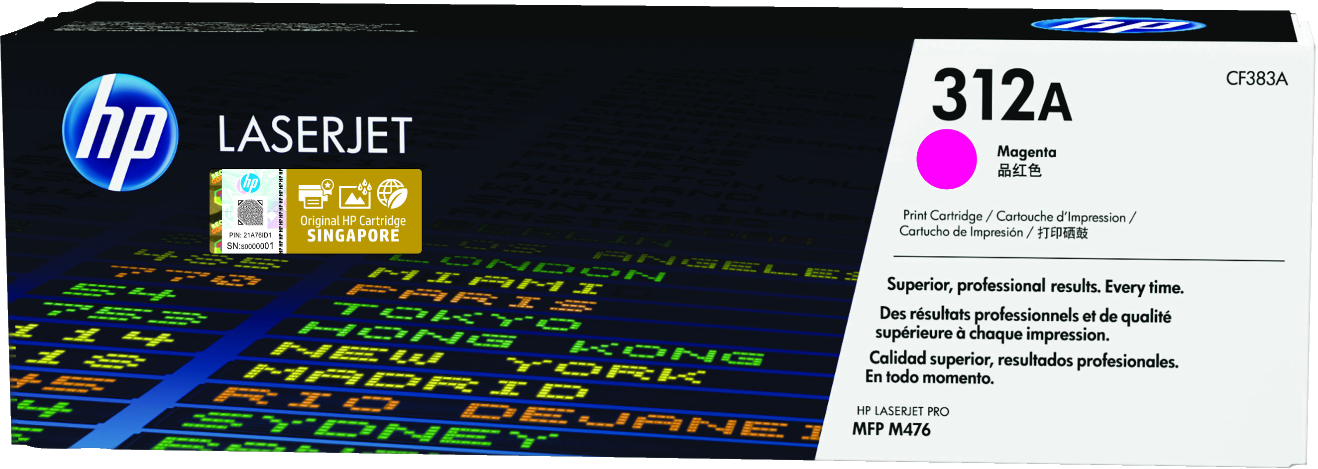 Image of HP CF383A/312A Toner cartridge magenta, 2.7K pages ISO/IEC 19798...