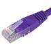 Cablenet 30m Cat5e RJ45 Violet U/UTP PVC 24AWG Flush Moulded Booted Patch Lead