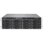 Supermicro CSE-836BE2C-R609JBOD disk array Rack (3U) Black