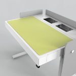 Heckler Design H922-4182 desk pad Linoleum Yellow
