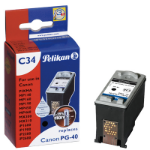 Pelikan C34 inktcartridge 1 stuk(s) Zwart