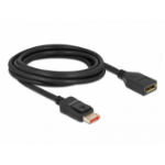 DeLOCK DisplayPort extension cable 8K 60 Hz 3 m