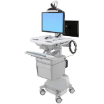 Ergotron StyleView White Flat panel Multimedia cart