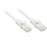 Lindy Rj45/Rj45 Cat6 2m networking cable White U/UTP (UTP)