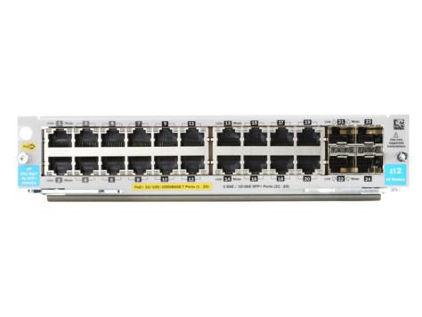 HP E Aruba 20-port 10/100/1000BASE-T PoE+ zl2 Module