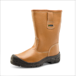 BEESWIFT Scuff Cap Lined Rigger Boot Tan 10