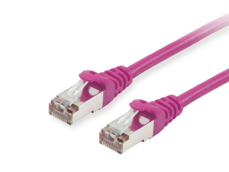 Image of Equip Cat.6 S/FTP Patch Cable, 0.5m, Purple
