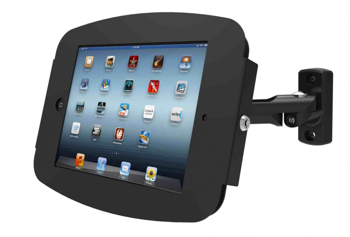 Image of Compulocks iPad Pro 12.9" (3-6th Gen) Space Enclosure Swing Wall...