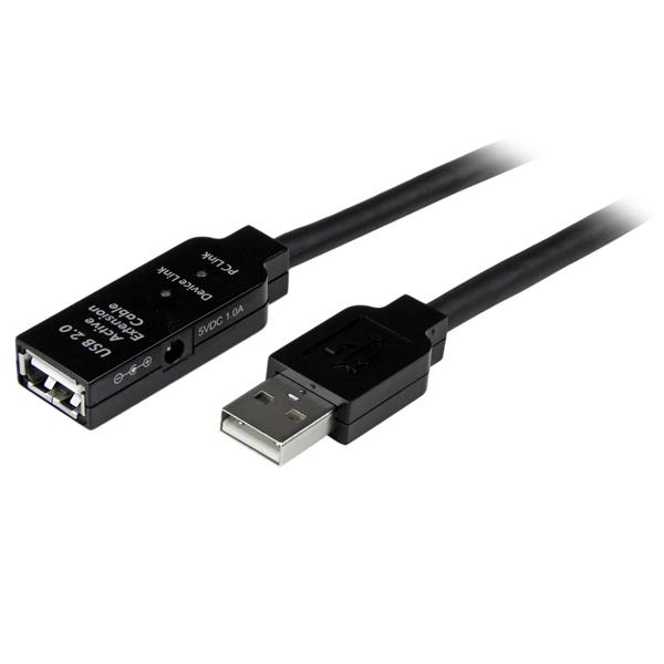 Image of StarTech.com 5m USB 2.0 Active Extension Cable - M/F