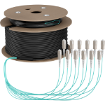 EFB Elektronik O8341S190OM3 InfiniBand en Glasvezelkabel 190 m 12x SC U-DQ(ZN) BH Beige, Zwart, Blauw