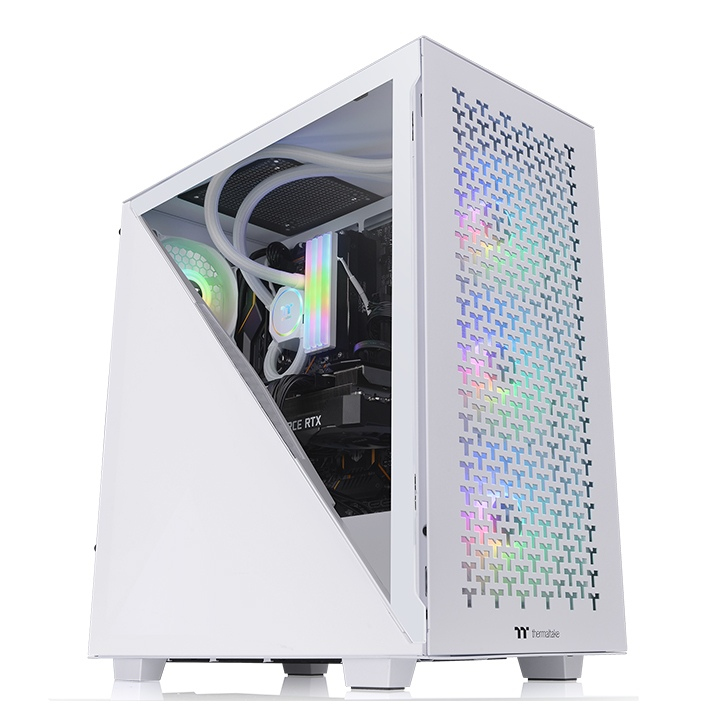 Thermaltake Divider 300 TG Air Snow Midi Tower White