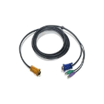 iogear PS/2 10 Ft KVM cable 3 m Black