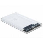 DeLOCK 42617 behuizing voor opslagstations HDD-/SSD-behuizing Transparant 2.5"