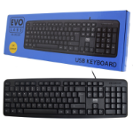 Evo Labs KD-101LUK keyboard USB QWERTY UK English Black