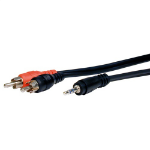 Comprehensive 3.5mm/RCA, 0.9m audio cable 35.4" (0.9 m) 2 x RCA Black