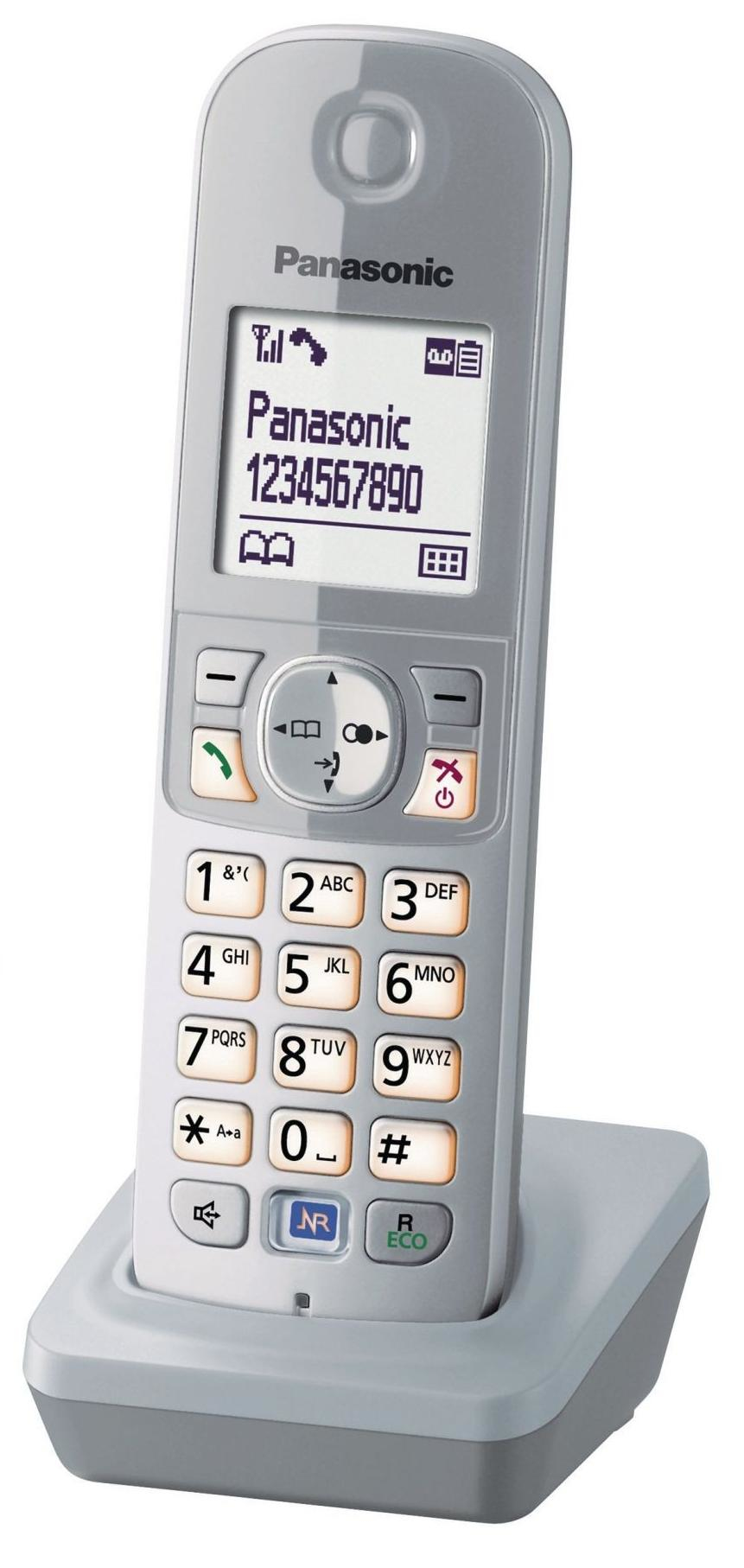 Image of Panasonic KX-TGA681 DECT telephone Caller ID Silver