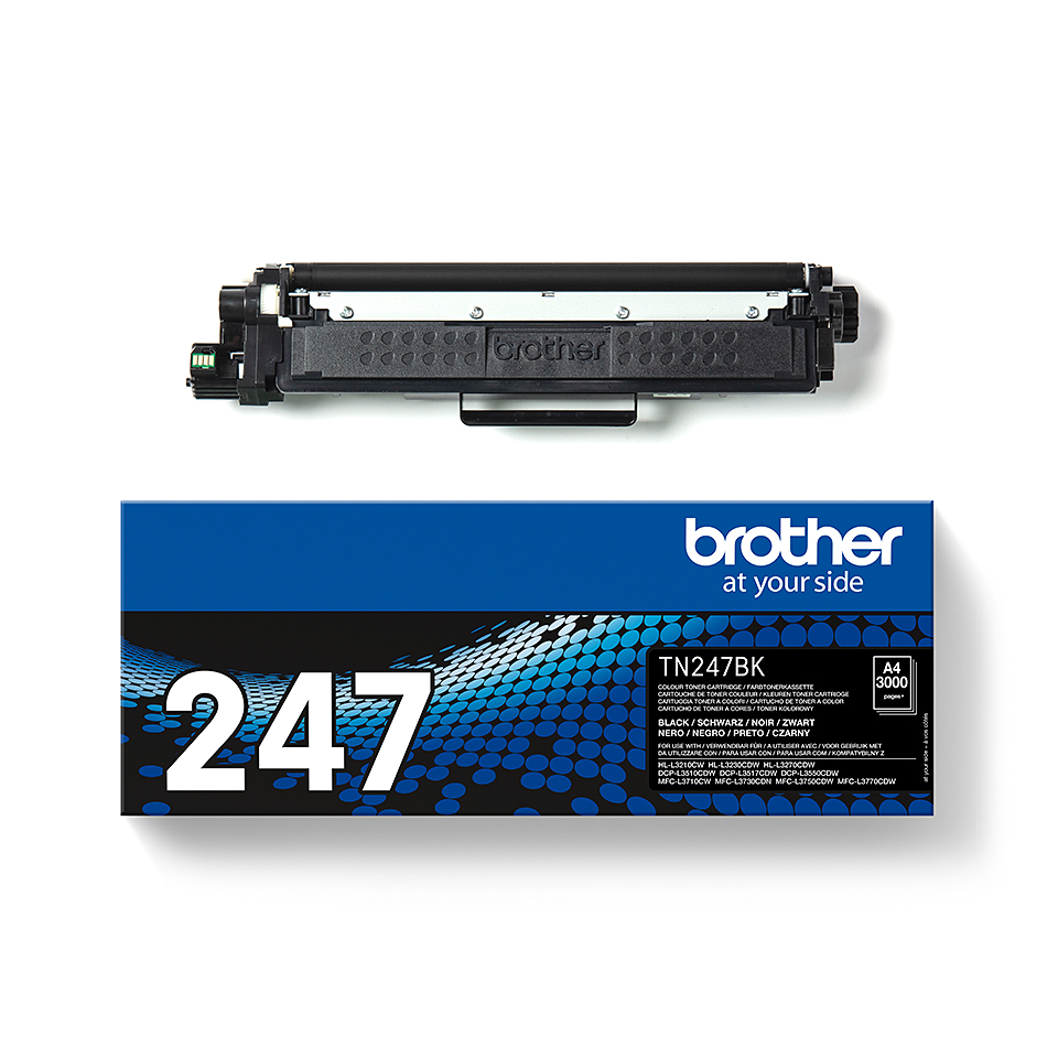 Brother TN-247BK Toner-kit black, 3K pages ISO/IEC 19752 for Brother HL-L 3210