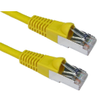 Cables Direct 1.5m Cat6A networking cable Yellow SF/UTP (S-FTP)