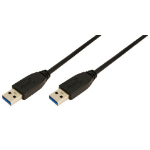 LogiLink CU0038 USB cable USB 3.2 Gen 1 (3.1 Gen 1) 1 m USB A Black