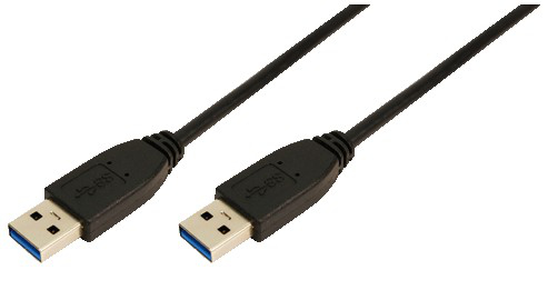 LogiLink CU0038 USB cable USB 3.2 Gen 1 (3.1 Gen 1) 1 m USB A Black