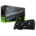 MSI nVidia GeForce RTX™ 5070 12G SHADOW 3X OC, Boost: 2542 MHz, CUDA 6144 Units, 12GB GDDR7, HDMI™ x 1