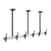 Equip Soporte de techo para triple pantalla de 45"-50