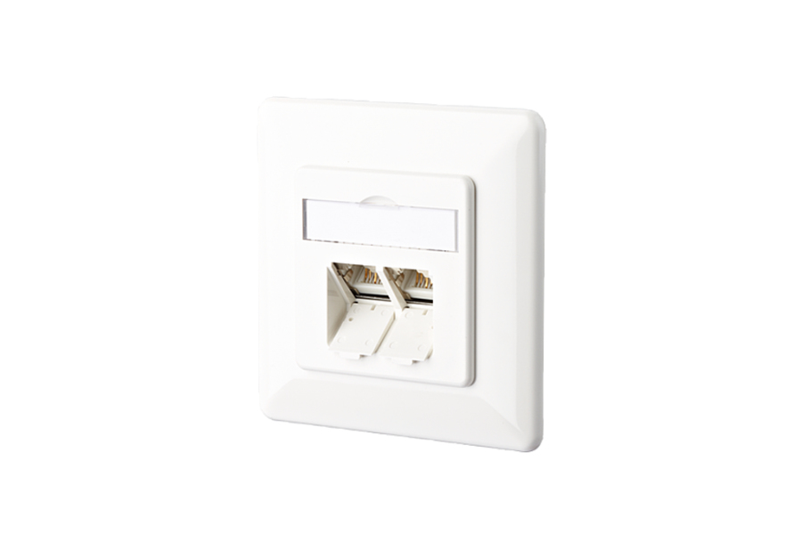 1307381002-I socket-outlet RJ-45 White