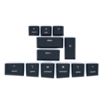 Kinesis mWave MAC Black PC Keycaps for KB150P-TAC. Note: Basic reprogramming with Kinesis Clique will be required to modify the underlying key actions for MAC.
