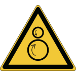 Brady ISO Safety Sign - Warning: