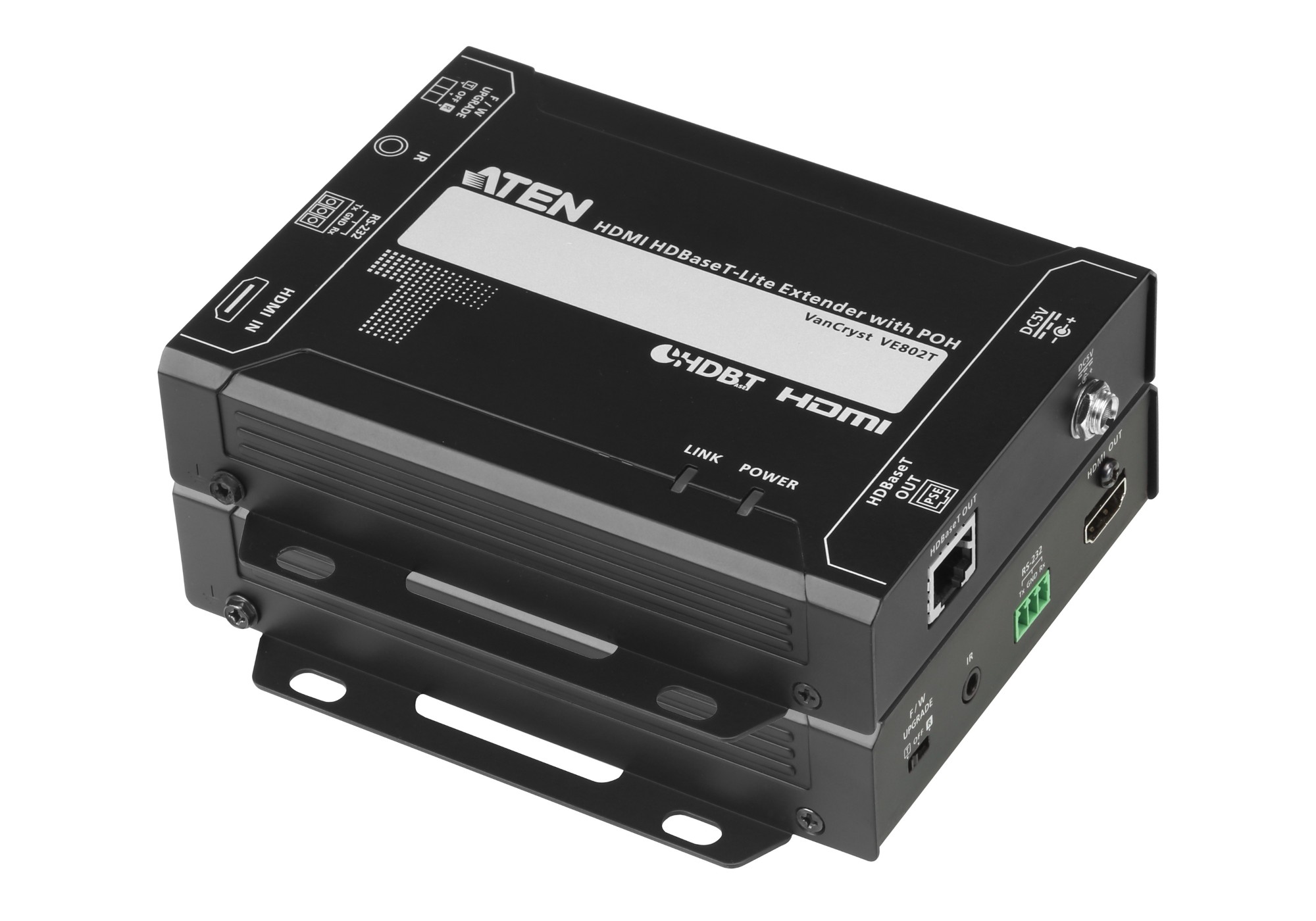 Aten Black Ve802 Av Extender Av Transmitter & Receiver