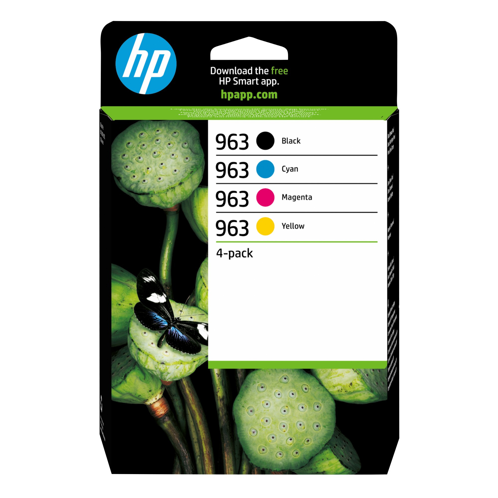 HP 6ZC70AE/963 Ink cartridge multi pack Bk.C.M.Y 24.09ml + 3x10.7ml Pa