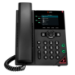 HP Poly VVX 250 4-Line IP Phone and PoE-enabled