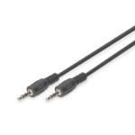 Digitus AK-510100-015-S audio kabel 1,5 m 3.5mm Zwart