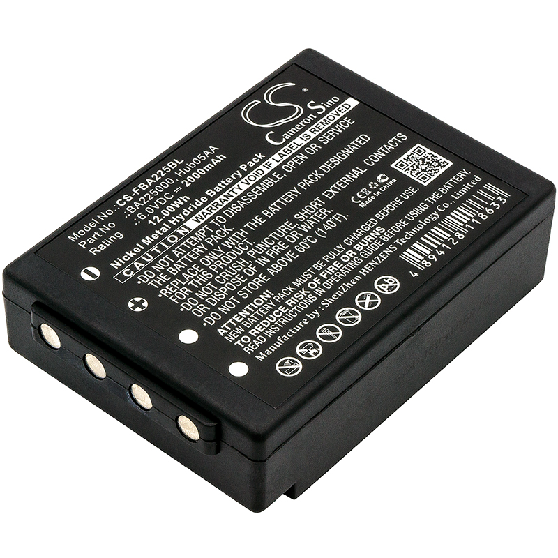 CS-FBA225BL NONAME Battery for Crane Remote Control Battery for HBC BA225000, Radiomatic Eco etc. 2000mAh, 6.0V