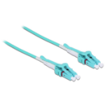 DeLOCK 1m, 2xLC fibre optic cable LC OM3 Turquoise