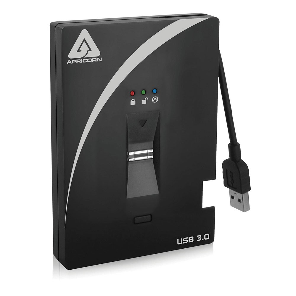 Image of Apricorn 256GB Aegis Bio 3.0 SSD Black