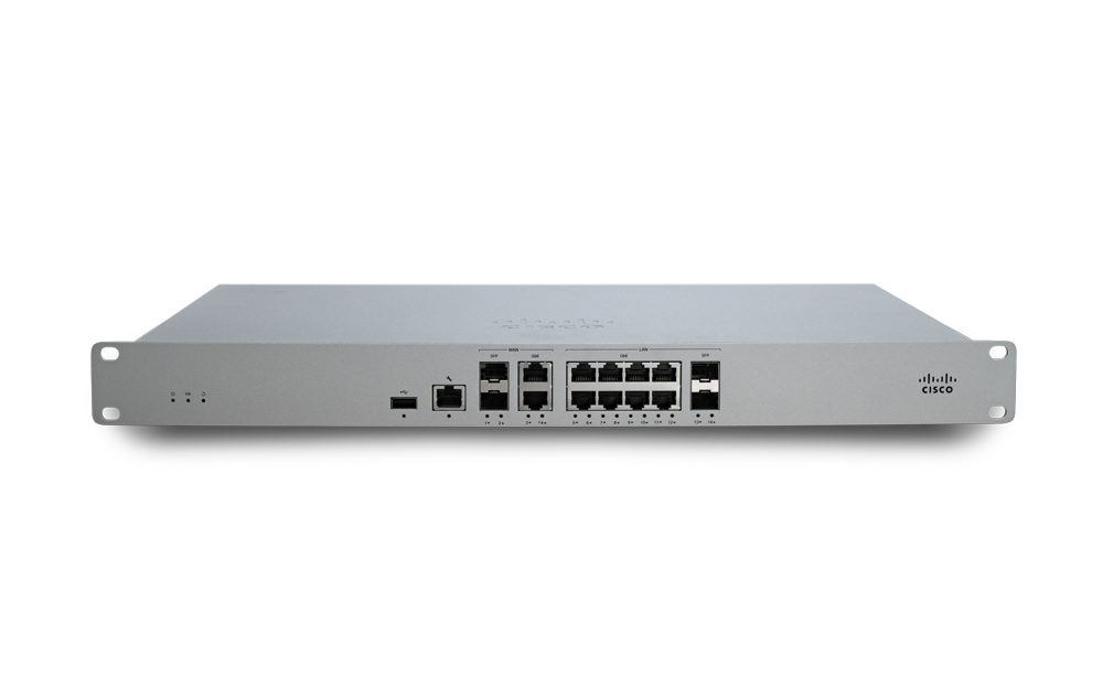 Cisco Meraki MX85-HW hardware firewall 1U 1000 Mbit/s