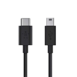 Belkin F2CU034BT06-BLK USB cable 1.83 m Mini-USB B USB C Male Black