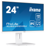 iiyama 24” IPS technology panel with 150mm height adjustable stand and 100Hz refresh rate
