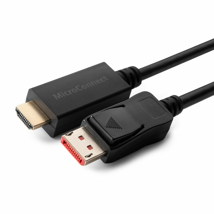 Microconnect MC-DP-HDMI-1004K video cable adapter 1 m DisplayPort Black