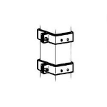 Ergotron 3" x 3" Post Mounting Solutions Bracket Grey