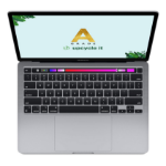 upcycle it Apple MacBook Pro (Refurbished) Grade A Apple M M2 Laptop 33.8 cm (13.3") 16 GB 512 GB SSD Wi-Fi 6 (802.11ax) macOS Monterey Nordic Grey