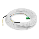 Digitus FTTH Drop Cable, Singlemode, 4 Fiber, 4 LC/APC, 50 m