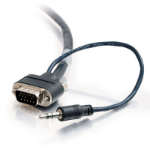 C2G 40177 video cable adapter 413.4" (10.5 m) VGA (D-Sub) + 3.5mm Black