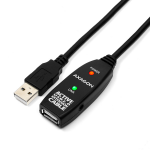 Axagon ADR-205 USB cable USB 2.0 5 m USB A Black