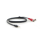 Kramer Electronics C-A35M/2RAM-25 audio cable 299.2" (7.6 m) 3.5mm 2 x RCA Black