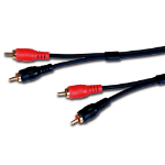 Comprehensive RCA Stereo, 3m audio cable 118.1" (3 m) 2 x RCA Black