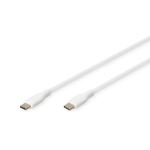 Digitus USB-C silicone connection cable, 0.5m, white