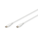 Digitus USB-C silicone connection cable, 0.5m, white