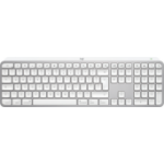 Logitech MX Keys S for Mac keyboard Office RF Wireless + Bluetooth QWERTY English Aluminum, White